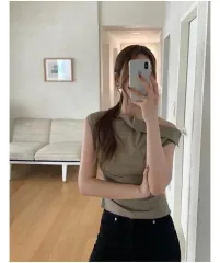 オンズ プロット アシンメトリー オフショルダー シャーリング ブラウス