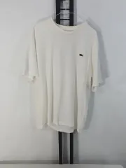LACOSTE(ラコステ) 半袖 ラウンドネック T 白 105