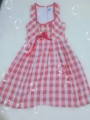 レッド チェック ヴィンテージ リボン キャミソールワンピース 少女 フェアリー系 地雷系 量産型 イチゴ
