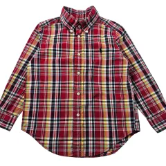 ( BY68 ) 4T ポロ Ralph Lauren(ラルフローレン) キッズ オズフォード チェック シャツ