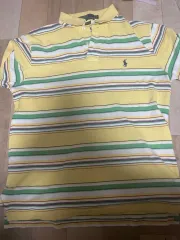 ポロ ラルフローレン ストライプ カラーTシャツ