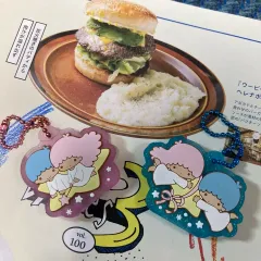 ヴィンテージ Sanrio(サンリオ) リトル ツインスター キーリング キーチェーン キーケース キー カバー アクセサリー