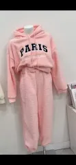 ピンク フリース トレーナー