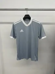 （ M ） メンズ adidas(アディダス) タベラ 18 ジャージ 半袖 Tシャツ リンガーティー V ネック T シャツ