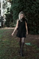 ZARA 新品 プリーツ ミニ ワンピース M