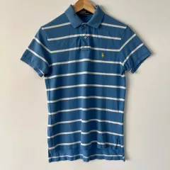M ポロ Ralph Lauren(ラルフローレン) ストライプ ポロTシャツ