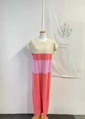 バイカラーニット ONE PIECE free