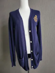 ラルフローレンスポーツ レディース ネイビー ロングカーディガン