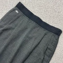 LACOSTE(ラコステ) ヘリンボーン グレー ウール スカート 27 250610