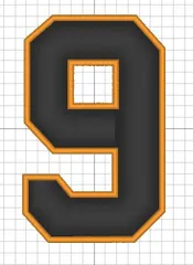 komugi様専用　　巨人　背番号9　ワッペン　アイロン接着