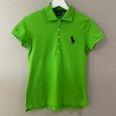 ラルフローレンスポーツ ライトグリーン カラーTシャツ レディース S