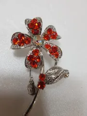 キュービッククリスタル ブローチ