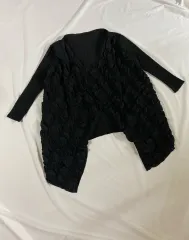 レディース ヴィンテージ プリーツ カーディガン ジャケット