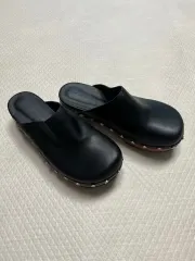 厚底 スリッパ ヒール