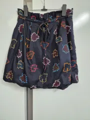 マーク・バイ・ジェイコブス フレア スカート ネイビー