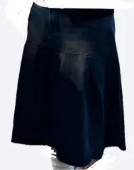 ヴィンテージ ブルーロングスカート L 森ガール