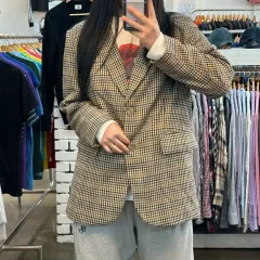 H ＆ M レディース チェック ジャケット