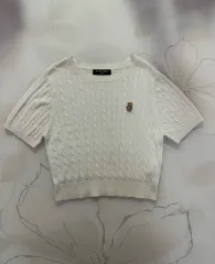 ザ・デイ・ガールズ ケーブル 半袖 セーター (夏) ニット) 150 サイズ 出品