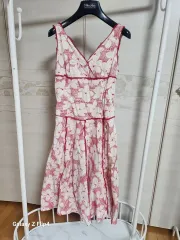 フラワー パターン ワンピース 夏 コットンワンピース 66