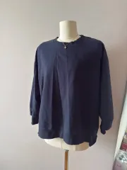 ネイビー スウェット ルーズフィット
