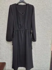 Leshop サイドバンドル ロング丈ワンピース 66 77