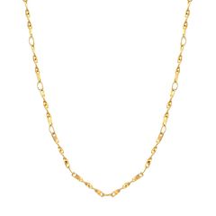 残3 長さ40cm ツイストチェーン 金ネックレス 22Kゴールド 