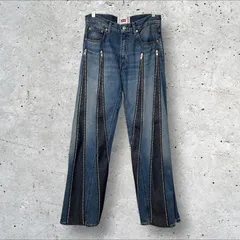 定価:126500円 JUNYA WATANABE× LEVI’S ジップディテールデニム JP-P202 BLUE×BLACK M ジュンヤワタナベ リーバイス S ブルーブラックのサムネイル