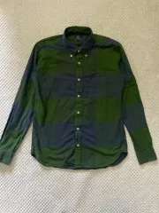 L ビームス ハート パターン 長袖 シャツ(クリーニングO)