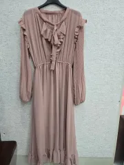 タイフリル バンディング ロング丈ワンピース 66 77