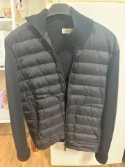 MONCLER(モンクレール) ダウンジャケット ウールカーディガン 黒 23Fw (売り切れ)