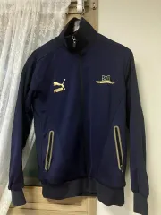 プーマ ヴィンテージ ジップアップ アウター ネイビー プーマ ヴィンテージ ジップアップ アウター ネイビー