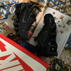 NIKE ナイキ ショックス TL M マックス オレンジ ブラック スニーカー フルセット 245