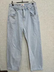 FORTY FOUR ライトブルー ワイド デニム M