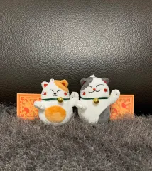 (新品) ラッキーキャット 招き猫 ぬいぐるみ キーホルダー 幸運を呼ぶ猫 キャラクター ぬい