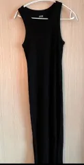 cos 黒 ロング ワンピース xs