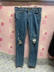 デニム ローライズ スキニー デニム