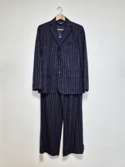 未使用 ラルフローレン ストライプ ズボン スーツ セット (55)