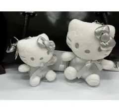 シルバー ハローキティ キーリング グレー キーホルダー hello kitty(ハローキティ) Sanrio(サンリオ)