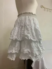 日本 ヴィンテージ レース ティアード スカート