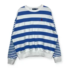 ポロ Ralph Lauren(ラルフローレン) ストライプ スウェットシャツ トレーナー Tシャツ