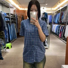 L ( 14 ー 16 ) POLO ポロ Ralph Lauren(ラルフローレン) チェック 半袖 シャツ