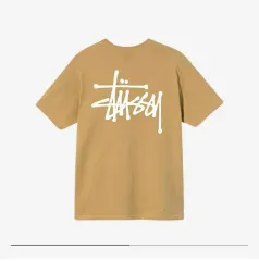 STUSSY(ステューシー) ベーシック Tシャツ カーキ XL