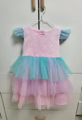 女児 ピンク チュチュ ユニコーン ドレス 110