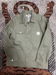 Carhartt(カーハート) x A.P.C.(アー・ペー・セー) ギャバジン ワークシャツ M