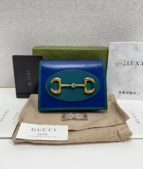 (限定モデル)グッチ ホースビット 1955 カード 中財布
