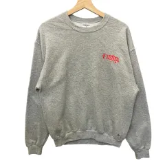 ヴィンテージ グレー 裏起毛 パーカー M