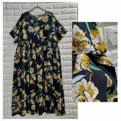 * ビッグサイズ かっこいい素材のドレス