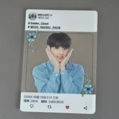 BTS(防弾少年団・バンタン) ジョングク(JUNGKOOK・JK・グク) ARMYブース クリアカード クリカ 透明カード