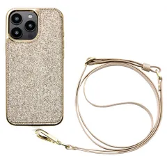 新品 [ UNiCASE 公式] iPhone16Pro Max対応 背面 手帳型 スマホ ショルダー 【 キラキラ 可愛い ショルダーストラップ付きスマホケース 】アイフォン16プロマックスケース カード収納 ミラー付きスマホケース [ ユニケース ] Cr