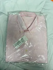 ユニセックス サイズ S UNIQLO(ユニクロ) オックスフォード ストライプシャツ 長袖